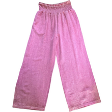 Load image into Gallery viewer, Linda Classic Pink Shirred Waistband Palazzo Trousers with Pockets | UK 10–16
