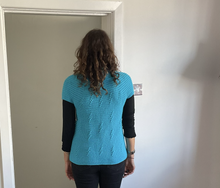 Load image into Gallery viewer, Donna Bright turquoise 3 button waistcoat a174
