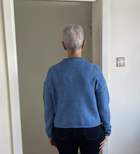 Load image into Gallery viewer, Rebecca Multi Coloured Button Cardigan - Blue | One Size (UK 12-18)
