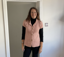 Load image into Gallery viewer, Donna Pink 3 button waistcoat a174
