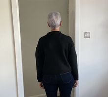Load image into Gallery viewer, Rebecca Multi Coloured Button Cardigan - Black | One Size (UK 12-18)
