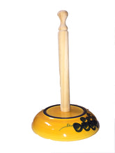 Load image into Gallery viewer, Ceramic Blue grape design Kitchen roll holder
