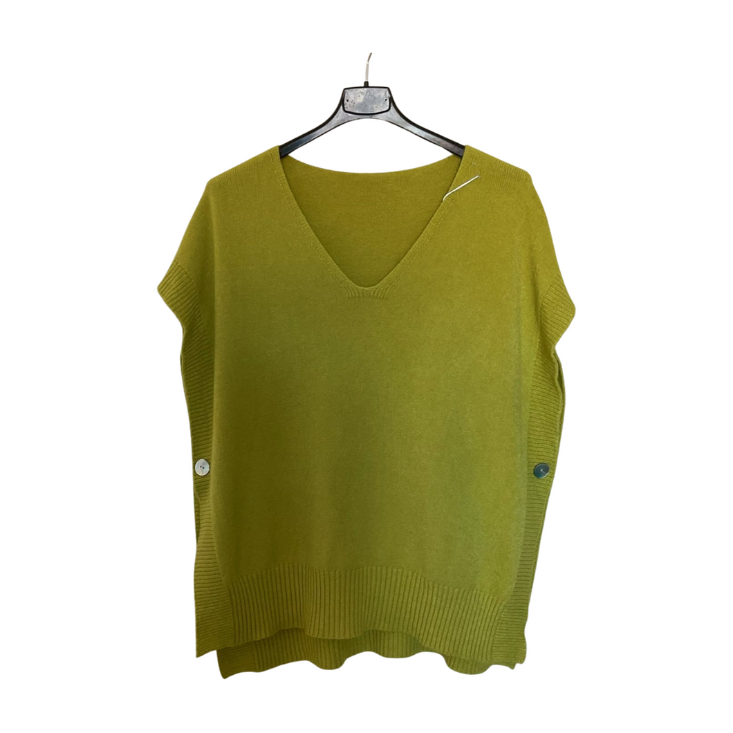 Lime green Super Soft Tank Top – One Size (Fits UK 12–20) | Sleeveless Stretch Vest | Lightweight Everyday Basic | Pamper Yourself Now A183