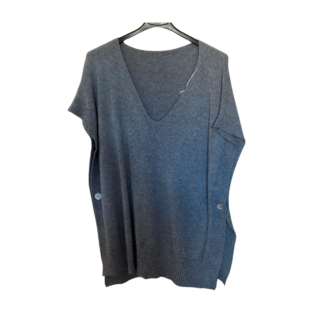 Denim Blue Super Soft Tank Top – One Size (Fits UK 12–20) | Sleeveless Stretch Vest | Lightweight Everyday Basic | Pamper Yourself Now A183