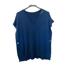 Load image into Gallery viewer, Royal Blue Super Soft Tank Top – One Size (Fits UK 12–20) | Sleeveless Stretch Vest | Lightweight Everyday Basic | Pamper Yourself Now A183
