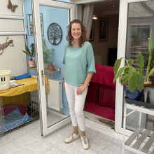 Load image into Gallery viewer, Plain Soft Knit Layering Top - Aqua | One Size (UK 12-20)
