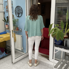 Load image into Gallery viewer, Plain Soft Knit Layering Top - Aqua | One Size (UK 12-20)
