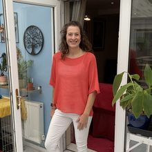 Load image into Gallery viewer, Plain Soft Knit Layering Top - Coral | One Size (UK 12-20)
