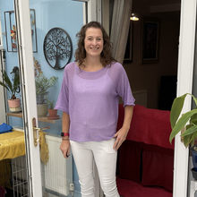 Load image into Gallery viewer, Plain Soft Knit Layering Top - Lilac | One Size (UK 12-20)
