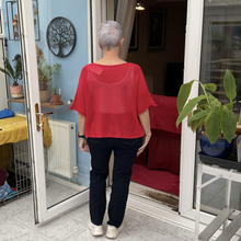 Load image into Gallery viewer, Plain Soft Knit Layering Top - Red | One Size (UK 12-20)
