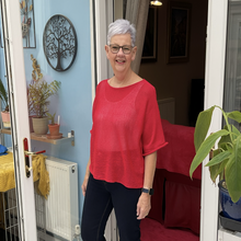 Load image into Gallery viewer, Plain Soft Knit Layering Top - Red | One Size (UK 12-20)

