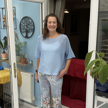 Load image into Gallery viewer, Plain Soft Knit Layering Top - Sky Blue | One Size (UK 12-20)
