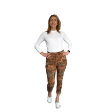 Load image into Gallery viewer, Ladies Italian Tan Military design Magic Pants
