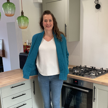 Load image into Gallery viewer, Teal Plain Colour Padded Jacket – Waist Length | One Size (UK 10–14) | Lightweight Warm Outerwear | Pamper Yourself -A179
