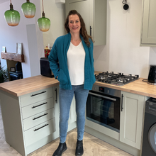 Load image into Gallery viewer, Teal Plain Colour Padded Jacket – Waist Length | One Size (UK 10–14) | Lightweight Warm Outerwear | Pamper Yourself -A179
