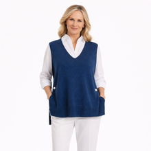 Load image into Gallery viewer, Royal Blue Super Soft Tank Top – One Size (Fits UK 12–20) | Sleeveless Stretch Vest | Lightweight Everyday Basic | Pamper Yourself Now A183
