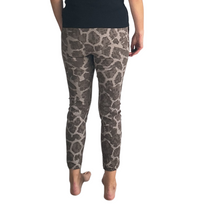 Load image into Gallery viewer, Ladies Brown Animal print Magic Pants/trousers
