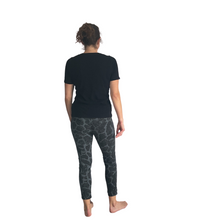 Load image into Gallery viewer, Ladies Dark grey Animal print Magic Pants/trousers
