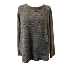 Load image into Gallery viewer, Grey Fleck tops/jumper with one pocket. (A171)
