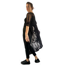 Load image into Gallery viewer, Women black Lace Sheer Cardigan/Jacket (A165)
