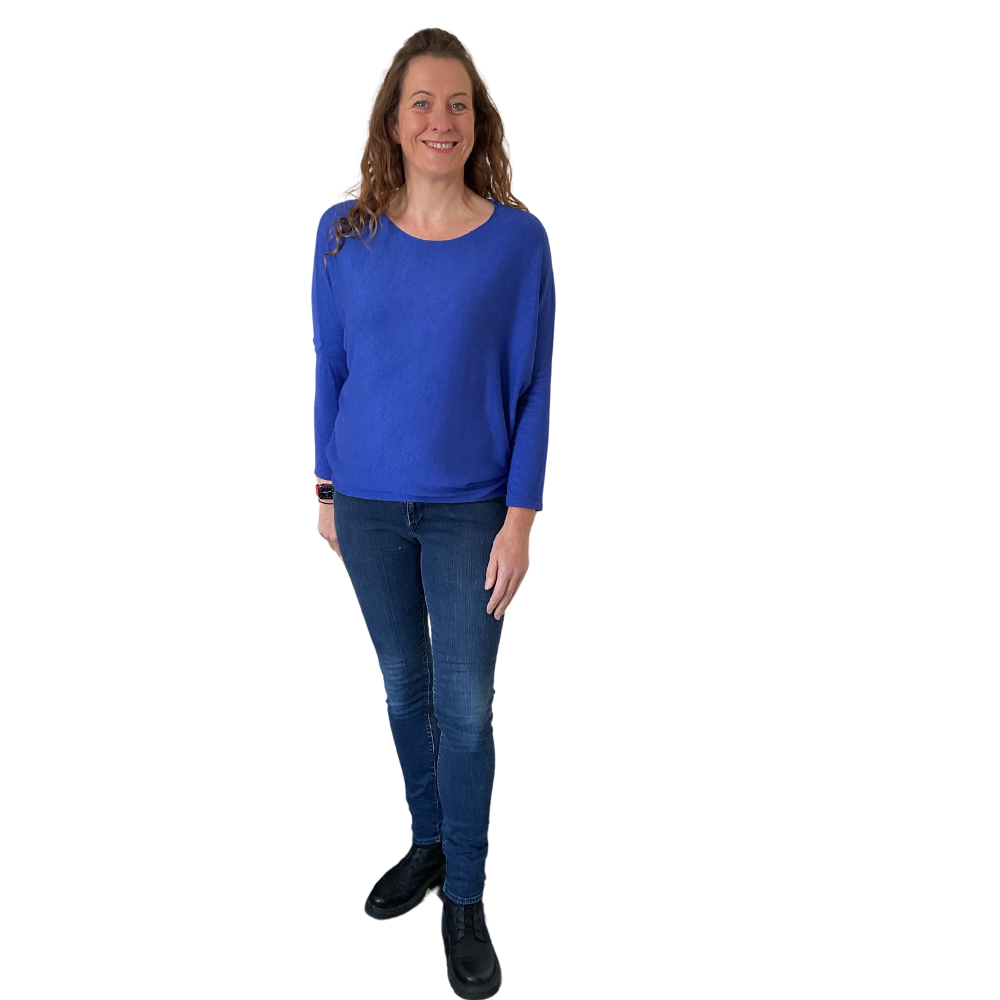 Plain blue jumper hot sale