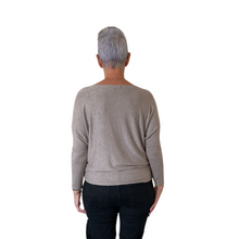 Load image into Gallery viewer, Ladies Plain Beige round neck Jumper (A170)
