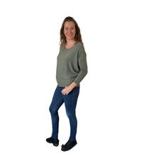 Load image into Gallery viewer, Ladies Plain Khaki green round neck Jumper (A170)
