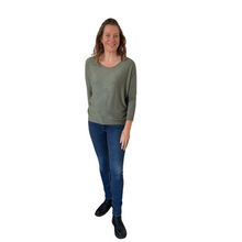 Load image into Gallery viewer, Ladies Plain Khaki green round neck Jumper (A170)
