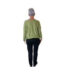 Load image into Gallery viewer, Ladies Plain Lime green round neck Jumper (A170)
