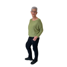 Load image into Gallery viewer, Ladies Plain Lime green round neck Jumper (A170)
