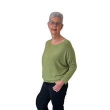 Load image into Gallery viewer, Ladies Plain Lime green round neck Jumper (A170)
