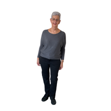 Load image into Gallery viewer, Ladies Plain Dark grey round neck Jumper (A170)
