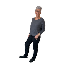 Load image into Gallery viewer, Ladies Plain Dark grey round neck Jumper (A170)
