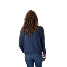 Load image into Gallery viewer, Ladies Plain Navy Blue round neck Jumper (A170)
