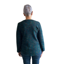 Load image into Gallery viewer, Teal Fleck tops/jumper with one pocket.(A171)
