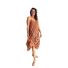 Load image into Gallery viewer, Orange dress for women
