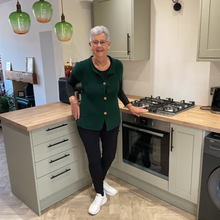 Load image into Gallery viewer, Green 3 button waistcoat a174
