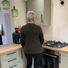 Load image into Gallery viewer, Khaki green 3 button waistcoat a174
