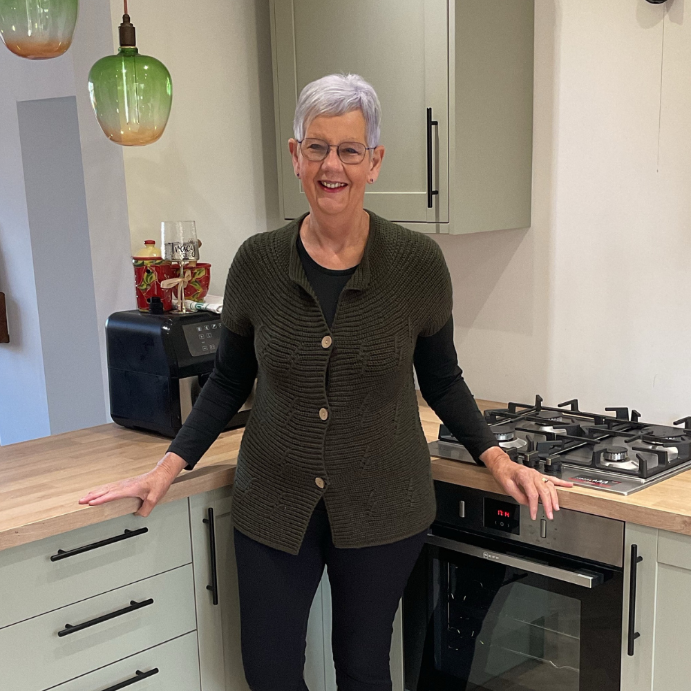 Khaki green 3 button waistcoat a174