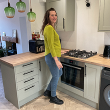 Load image into Gallery viewer, Super Soft Lime green Italian Plain Jumper – One Size (12–16)  A176
