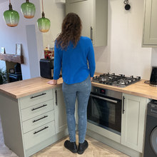 Load image into Gallery viewer, Super Soft Royal Blue Italian Plain Jumper – One Size (12–16)  A176
