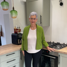 Load image into Gallery viewer, Green Plain Colour Padded Jacket – Waist Length | One Size (UK 10–14) | Lightweight Warm Outerwear | Pamper Yourself -A179
