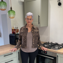 Load image into Gallery viewer, Brown Animal Print Denim Jacket – 75% Cotton | Stylish Leopard Print Jacket | Sizes UK 10–20 | Pamper Yourself Now A182
