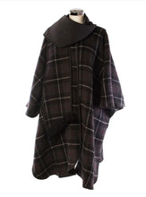 Load image into Gallery viewer, Grey Reversible cape/ wrap
