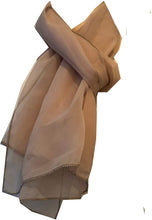 Load image into Gallery viewer, Plain Beige Chiffon Style Scarf Thin Pretty Scarf Great for Any Outfit Lovely Gift
