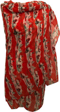 Load image into Gallery viewer, Pamper Yourself Now Red Snow Scene/Christmas Scenery Christmas Ladies Scarf
