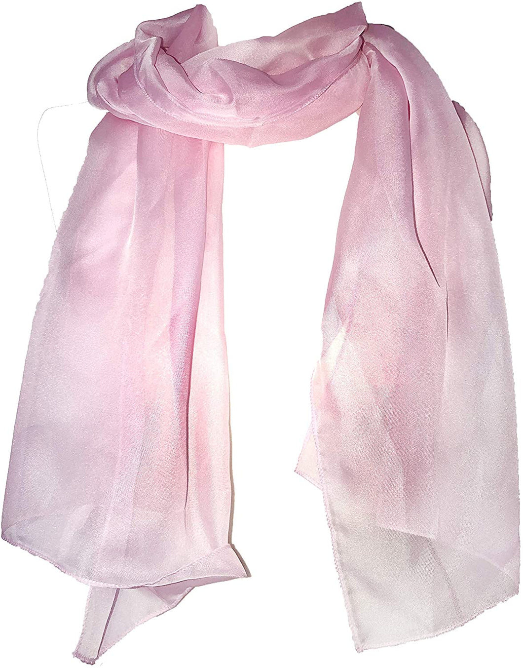 Plain Baby Pink Chiffon Style Scarf Thin Pretty Scarf Great for Any Outfit Lovely Gift