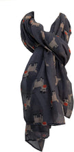 Load image into Gallery viewer, Pamper Yourself Now Grey Rudolph Reindeer Christmas Long Scarf
