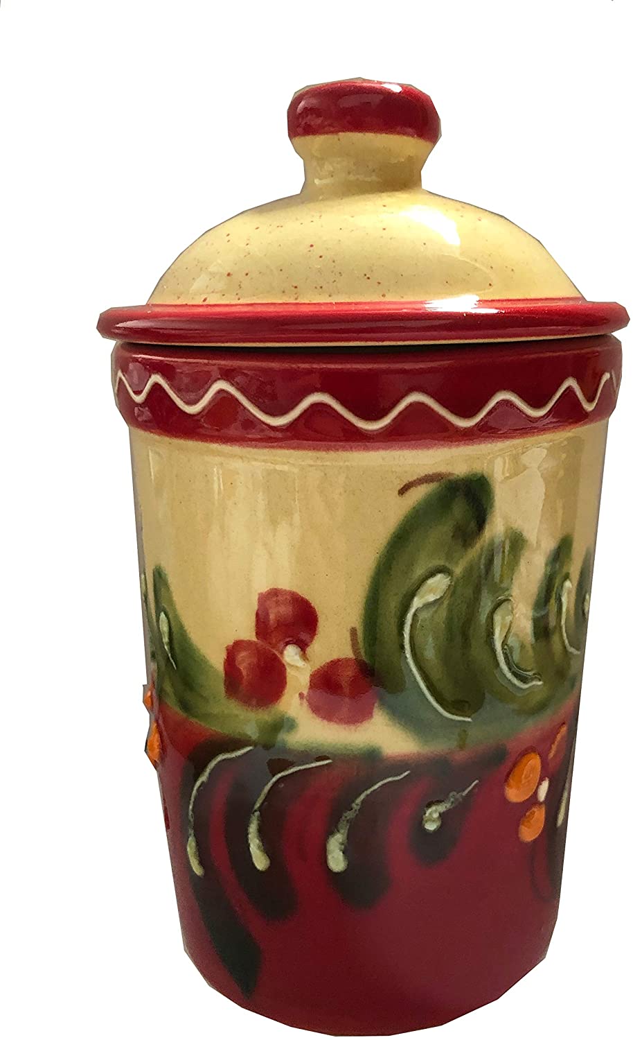 Red Chilli Design Garlic Keeper Pot (15)