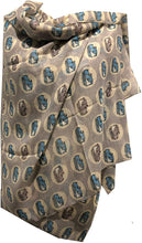 Load image into Gallery viewer, VW campervan design ladies long scarf, great for present/gifts. (grey)
